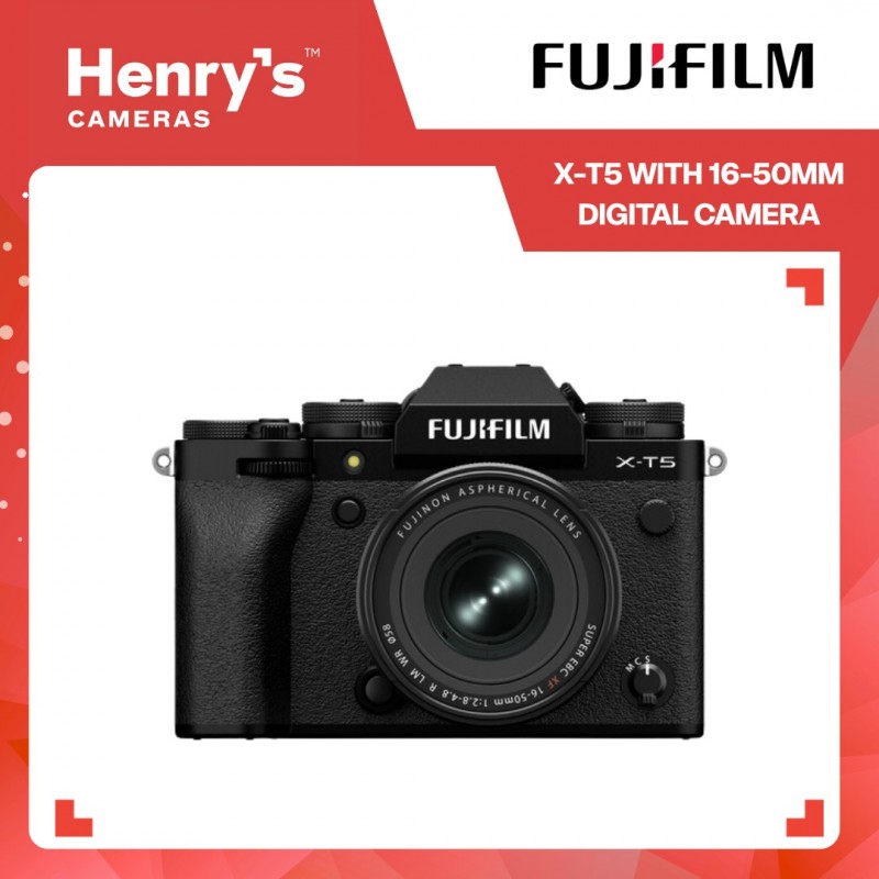 Fujifilm XF X-T5 with 16-50mm Digital Camera Black